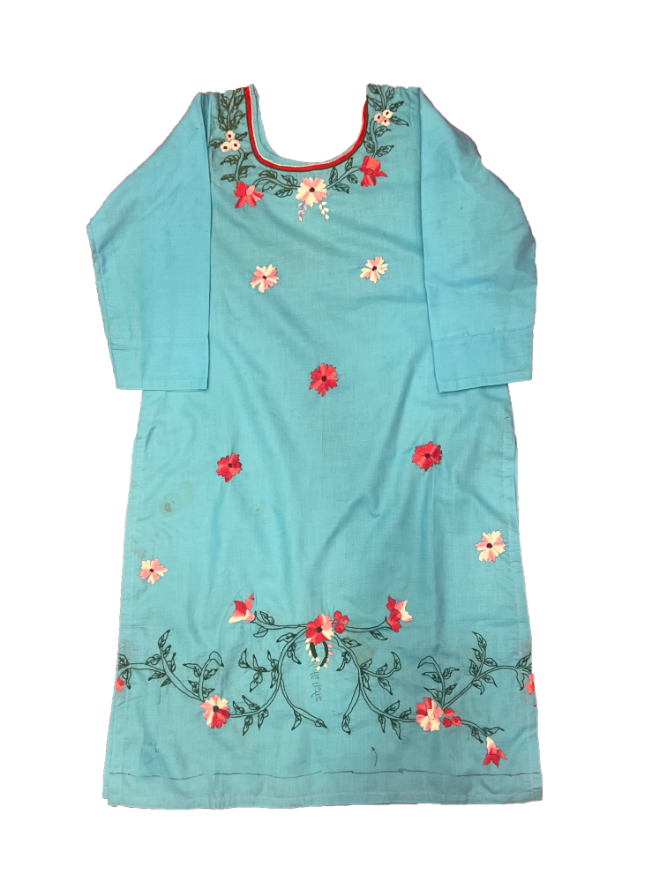 Fuchsia Suit With Zari Work