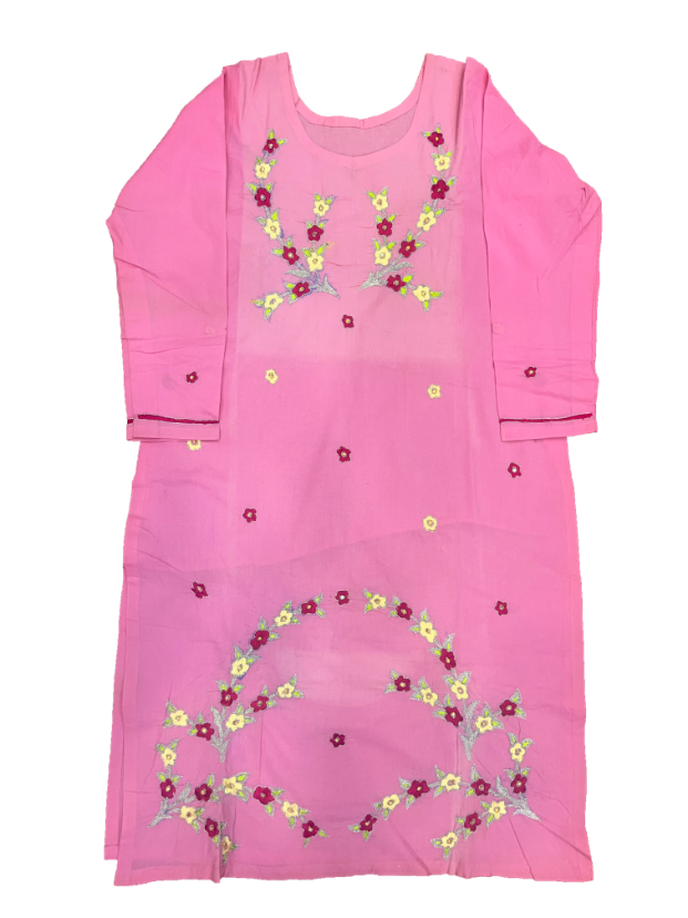 Persian Pink Suit With Zari Work