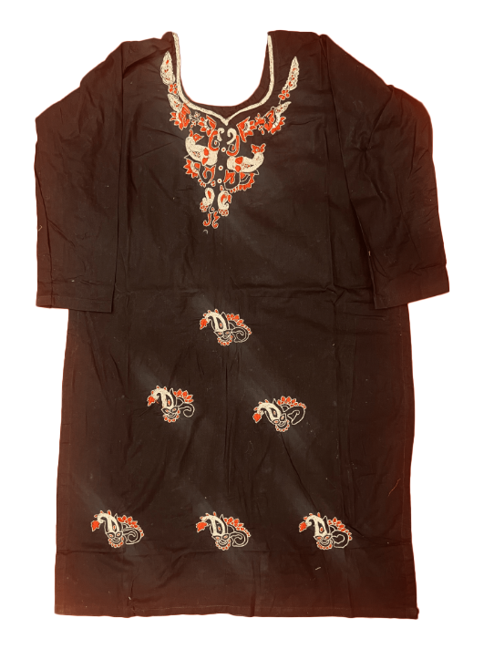 Zinnwaldite Brown Suit With Zari Work