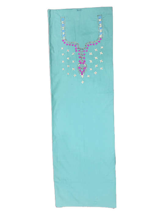 Riptide Suit With Zari Work