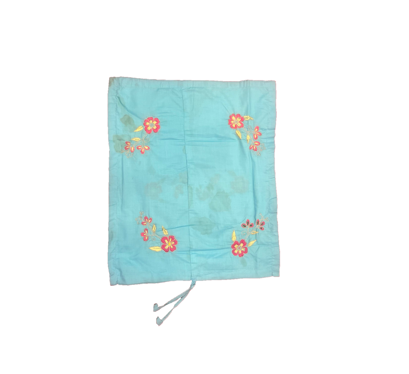 Light Aqua Fiesta  Suit With Zari Work